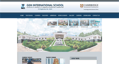 Desktop Screenshot of geminternationalschool.com